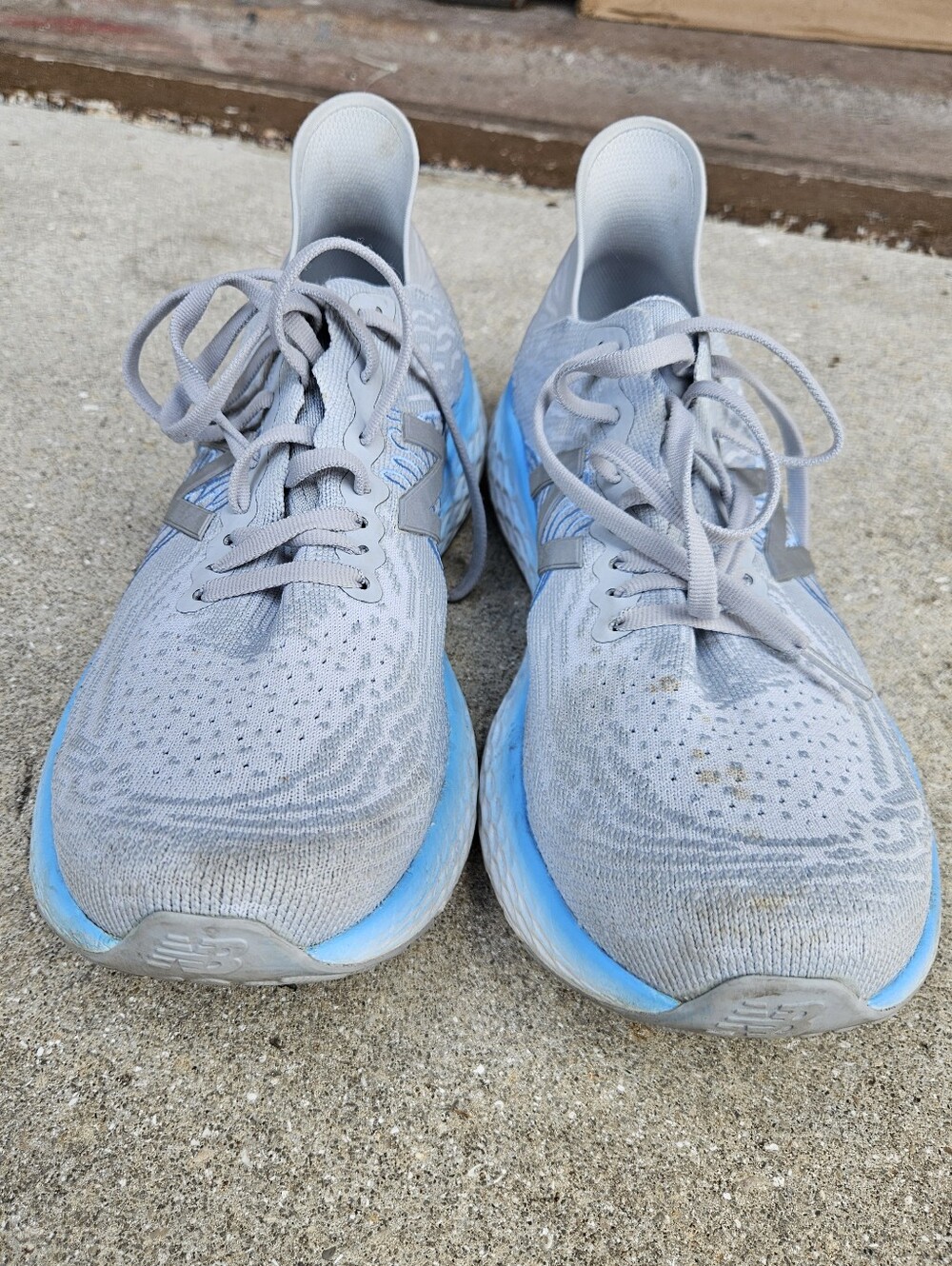 New Balance Fresh FoamX 1080 Women's Running Shoes Light Gray Blue Size 11 US - Picture 3 of 13
